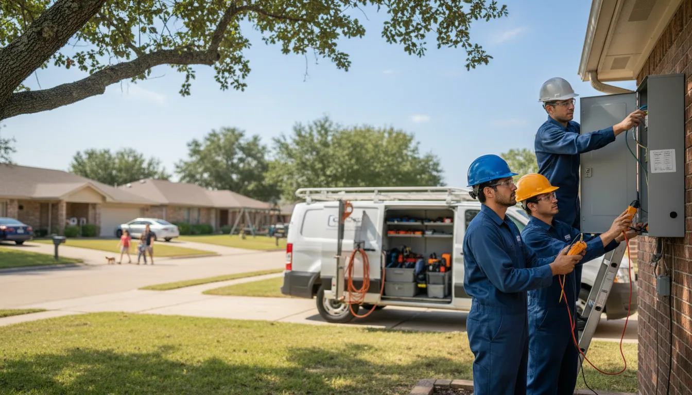 Certified electrician providing emergency electrical services in Winterville, NC